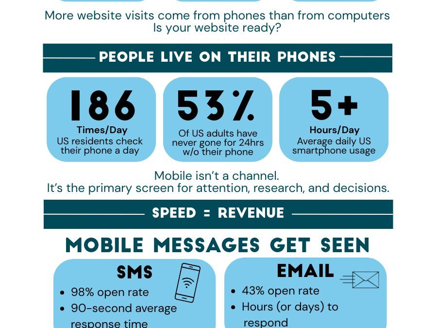 Mobile Website Facts Infographic